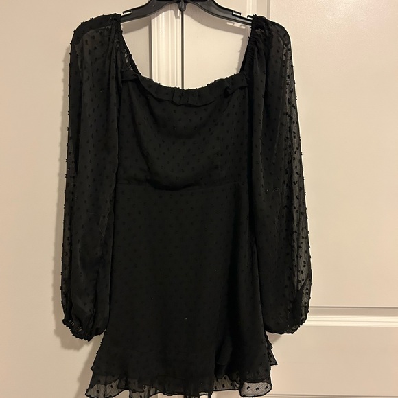 Altar'd State Black Sheer Dress - Picture 1 of 2